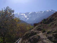 Montagne du Toubkal au Maroc